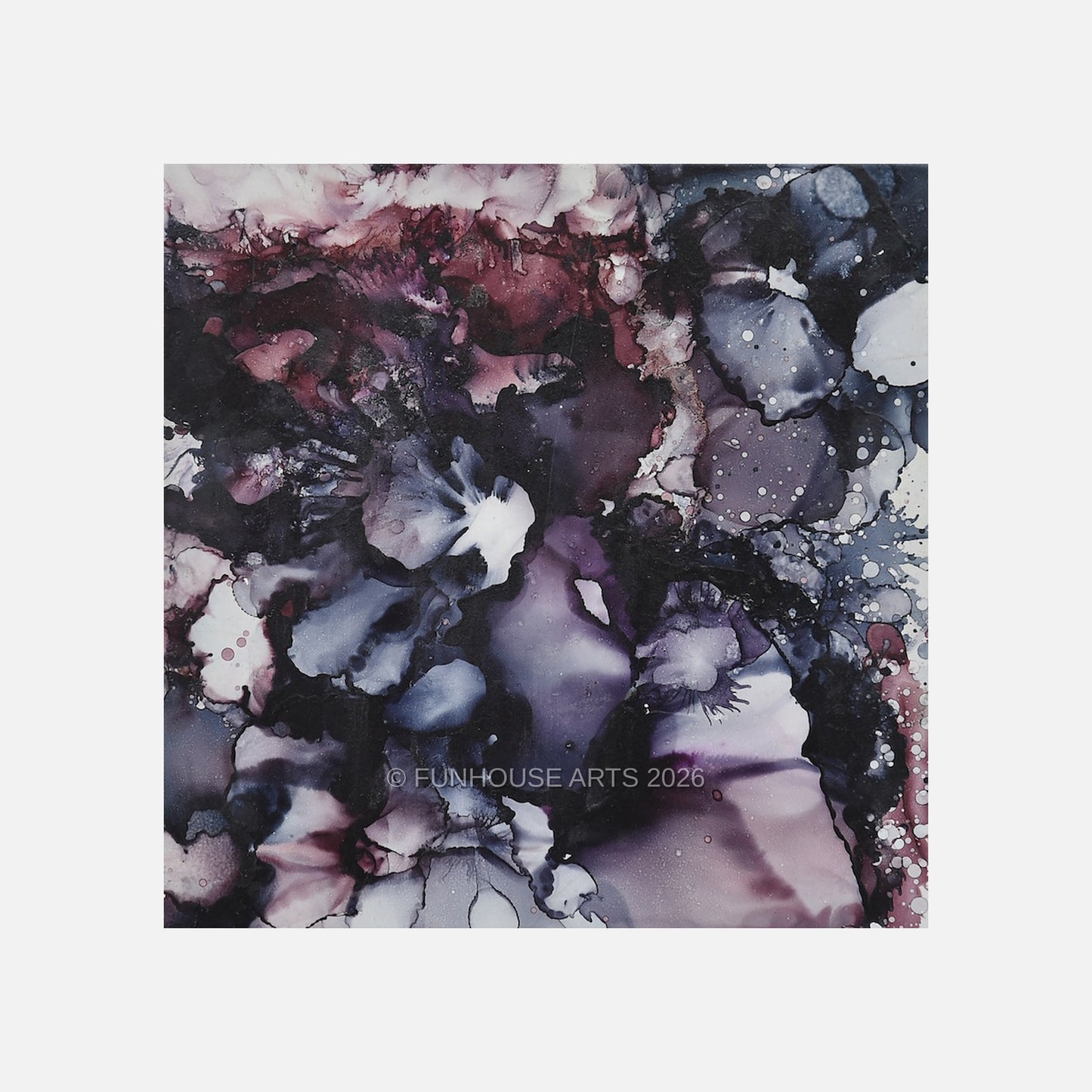 Blue Orchid 2016 — Alice Lipping, on gray background