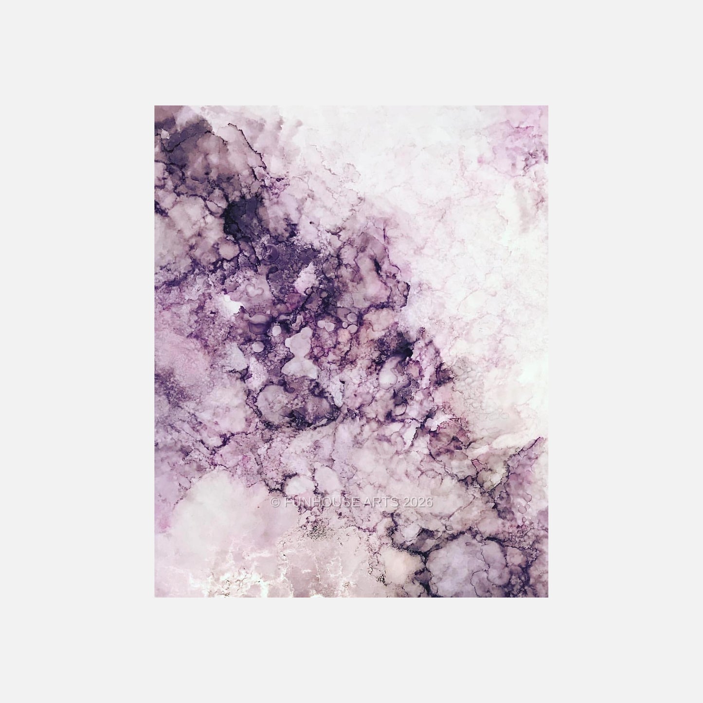 Amethyst — Alice Lipping, on gray background