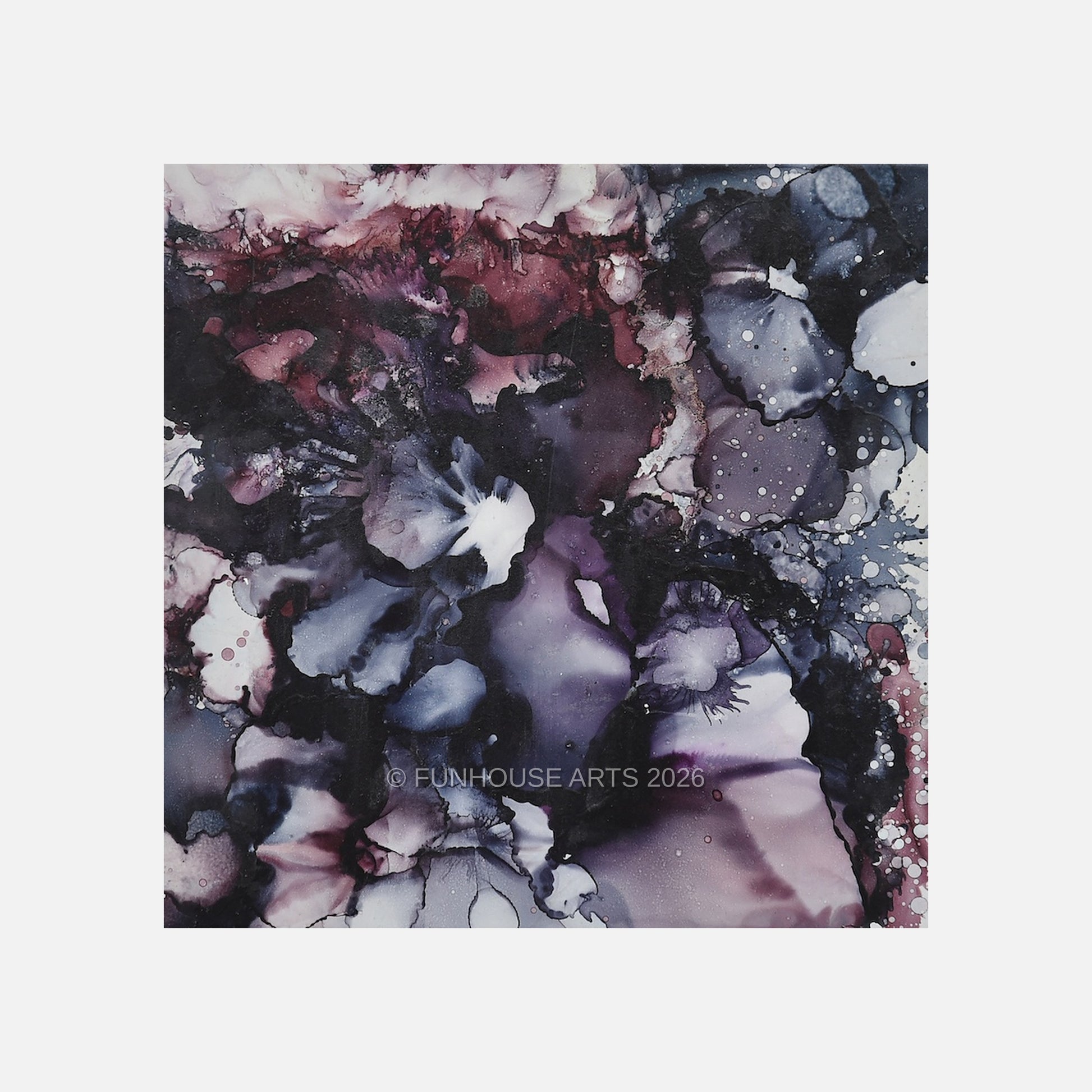 Blue Orchid 2016 — Alice Lipping, on gray background