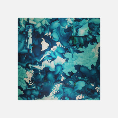 Delphinium — Alice Lipping, on gray background