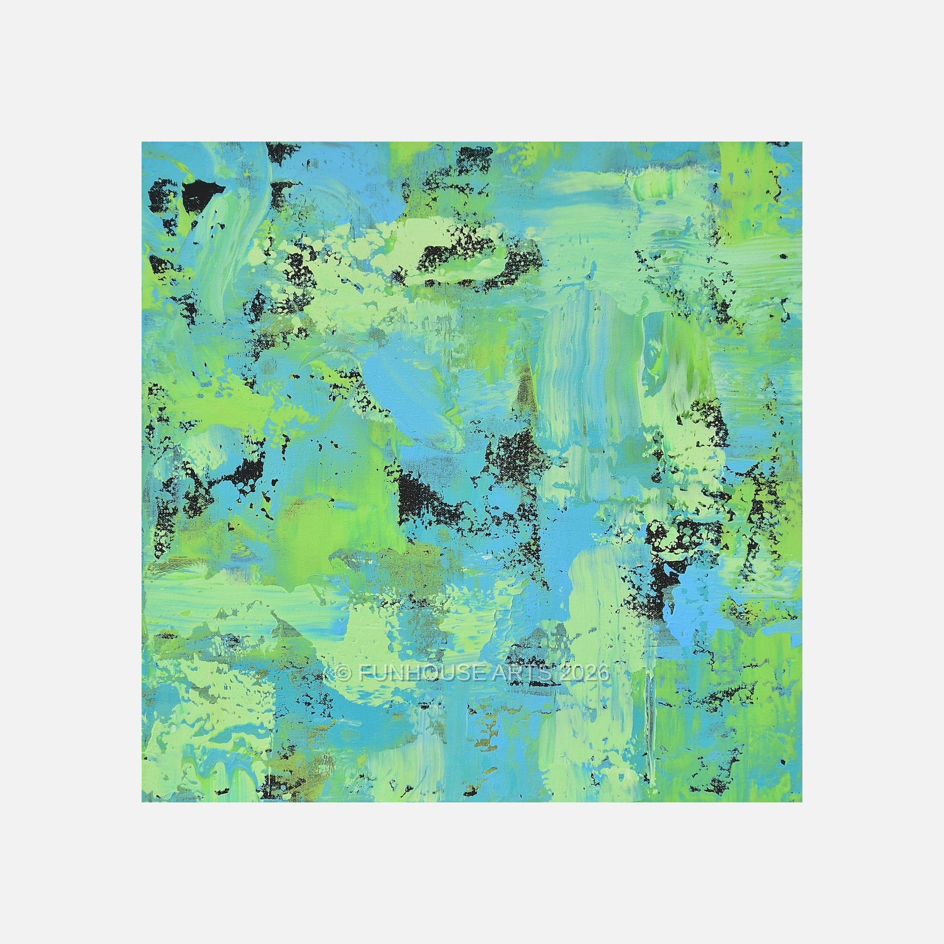 Feeling Springy — Alice Lipping, on gray background