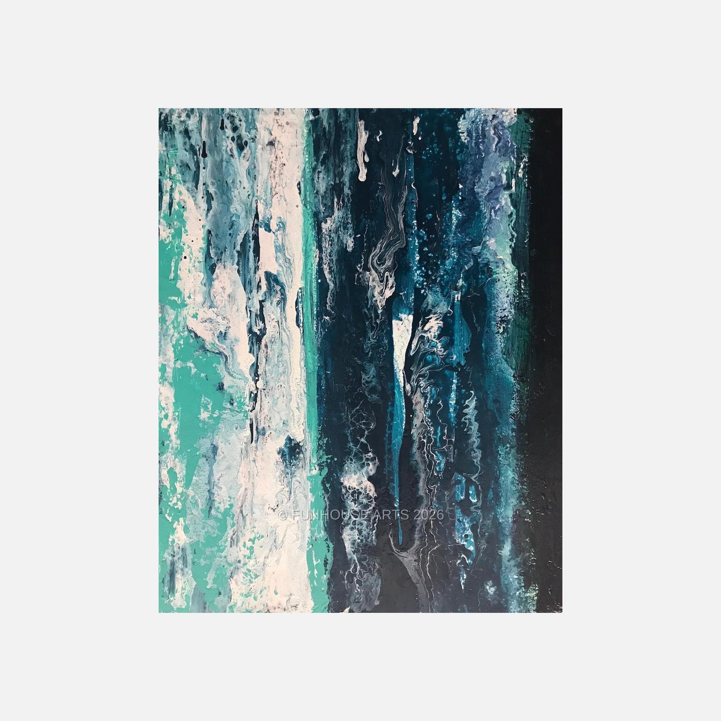 Turbulence — Alice Lipping, on gray background
