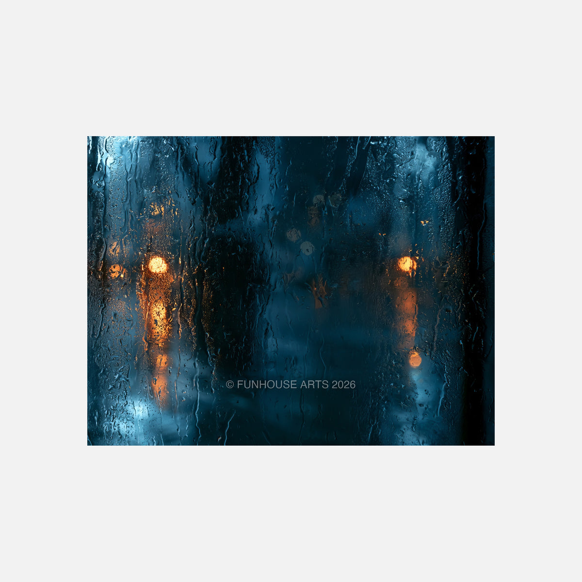 FH1213 Night through Rain, cleared digital art print