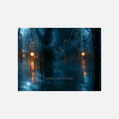 FH1213 Night through Rain, cleared digital art print