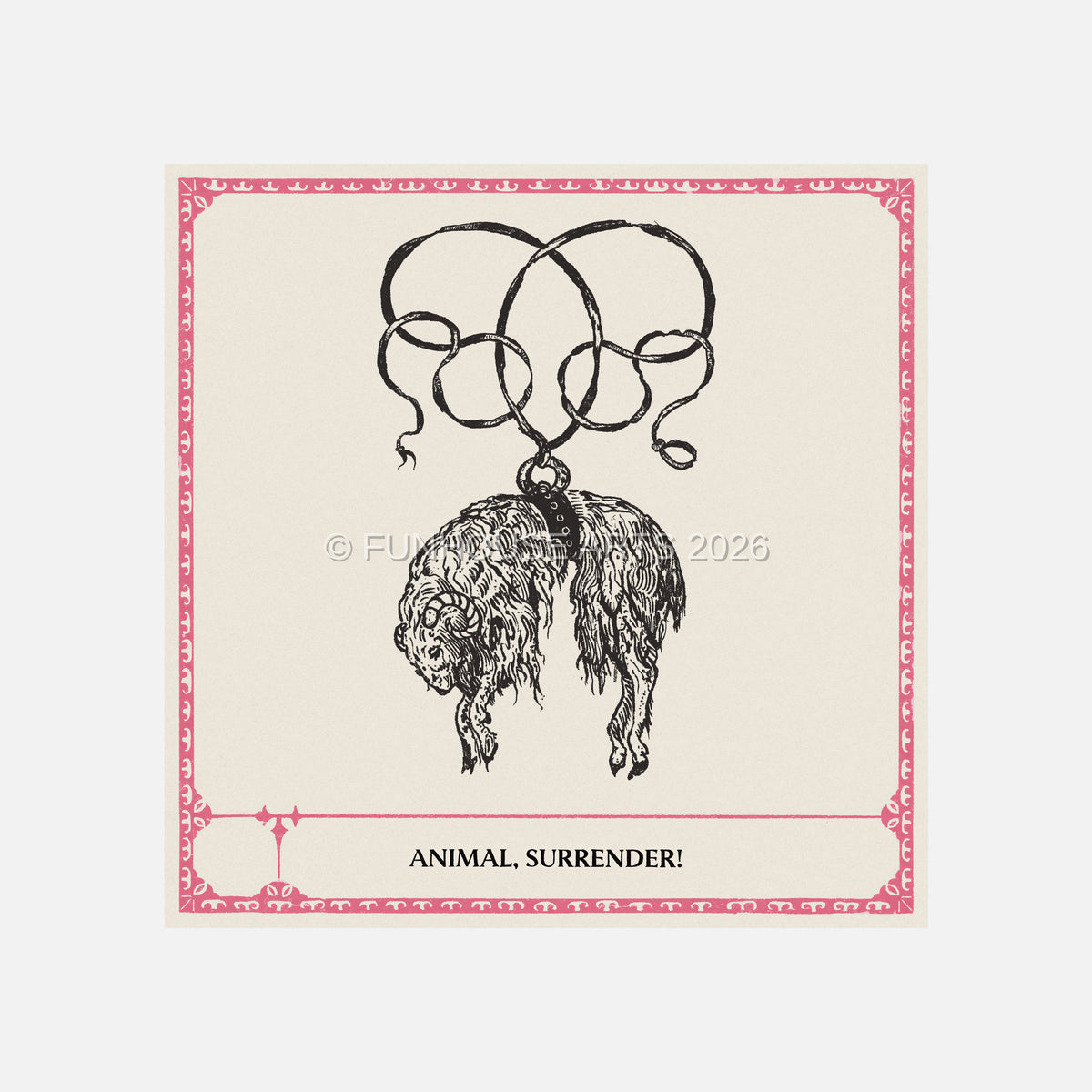 FH1224 Animal, Surrender! album cover, Pete Deangelo