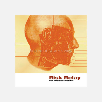 FH1232 Risk Relay "Low Frequency Listener" album cover, Pete Deangelo