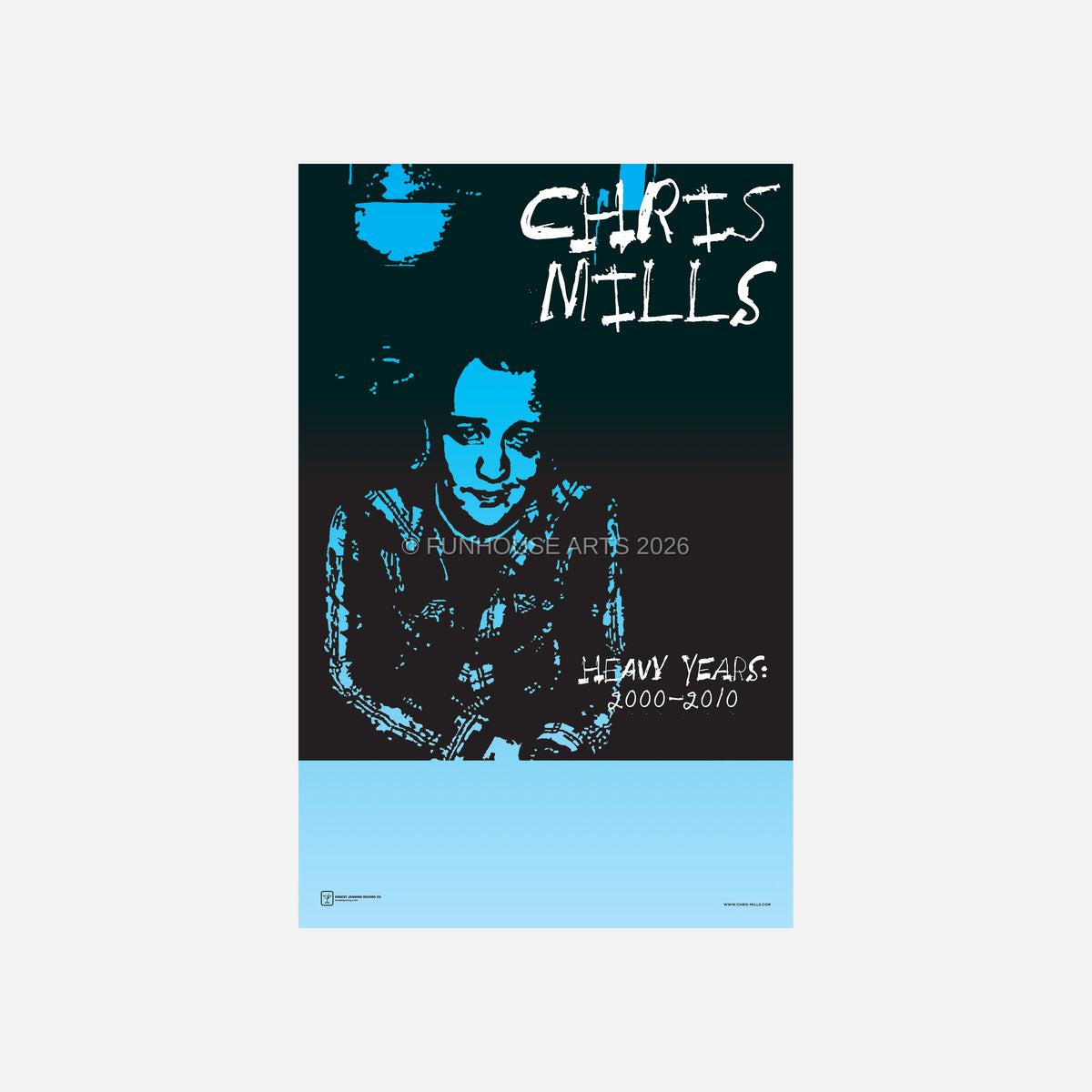 FH1243 Chris Mills "Heavy Years: 2000-2010" poster, Pete Deangelo