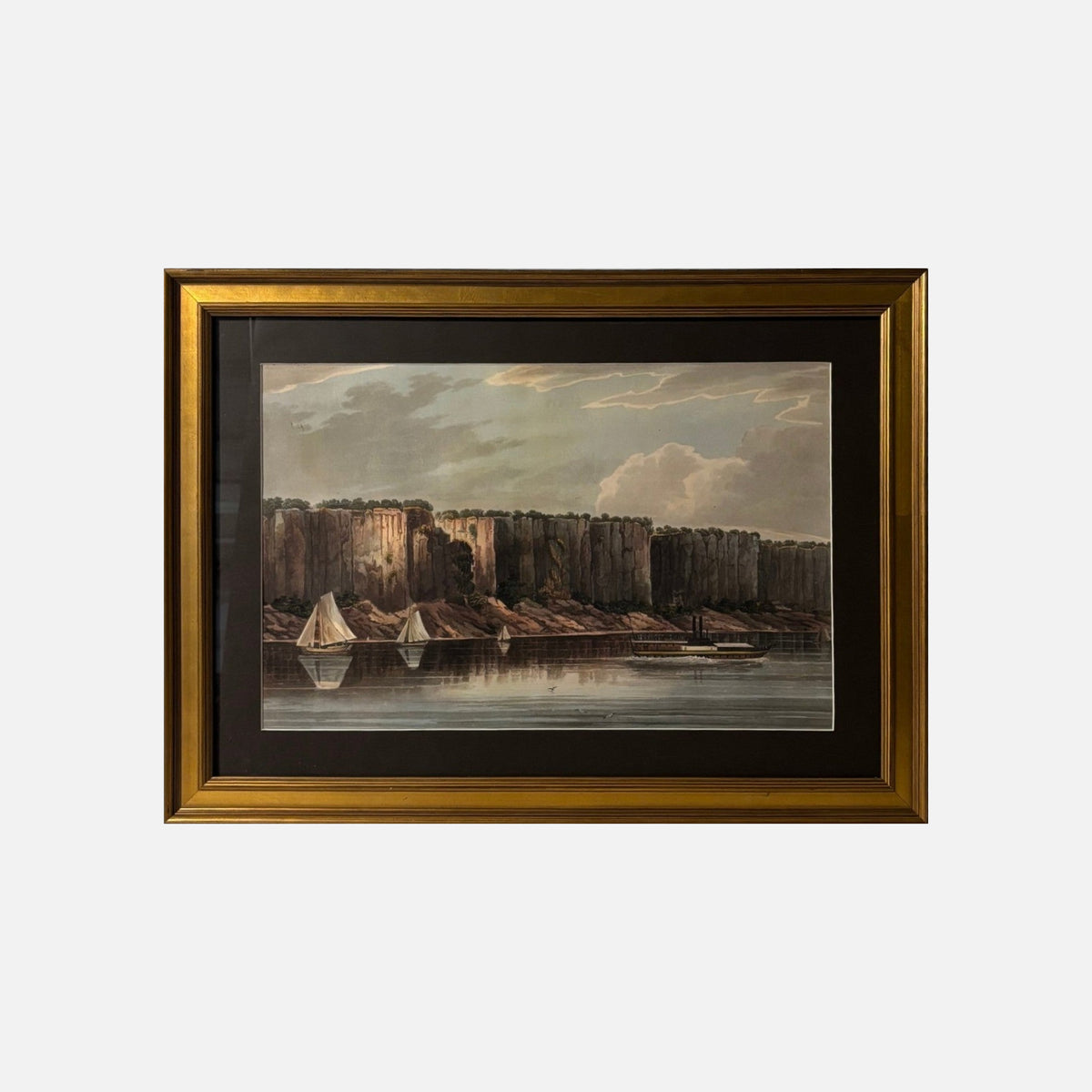 FH1263 Hudson River Palisades, hand-coloured print, gray composite (2026-10-19)