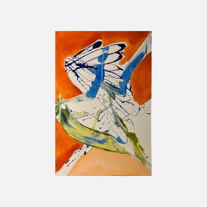 FH1272 Blue sweeps on white abstract, gray composite (2026-10-19)