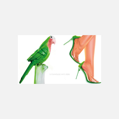 Green Parrot by Cristina Guerrero